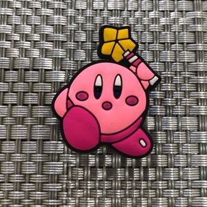 5/$10 Kirby crocs charm